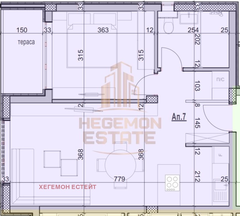 Eladó  1 hálószoba Varna , Galata , 67 négyzetméter | 31942783