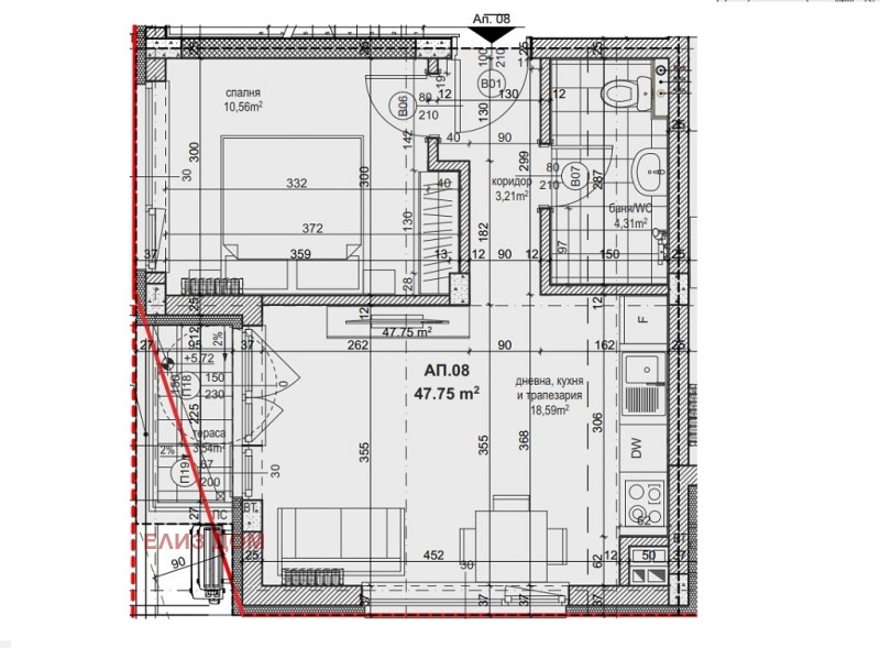 For Sale  1 bedroom Varna , Galata , 61 sq.m | 92244428 - image [9]