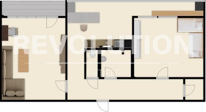 De vânzare  1 dormitor Plovdiv , Gagarin , 77 mp | 66453836 - imagine [12]