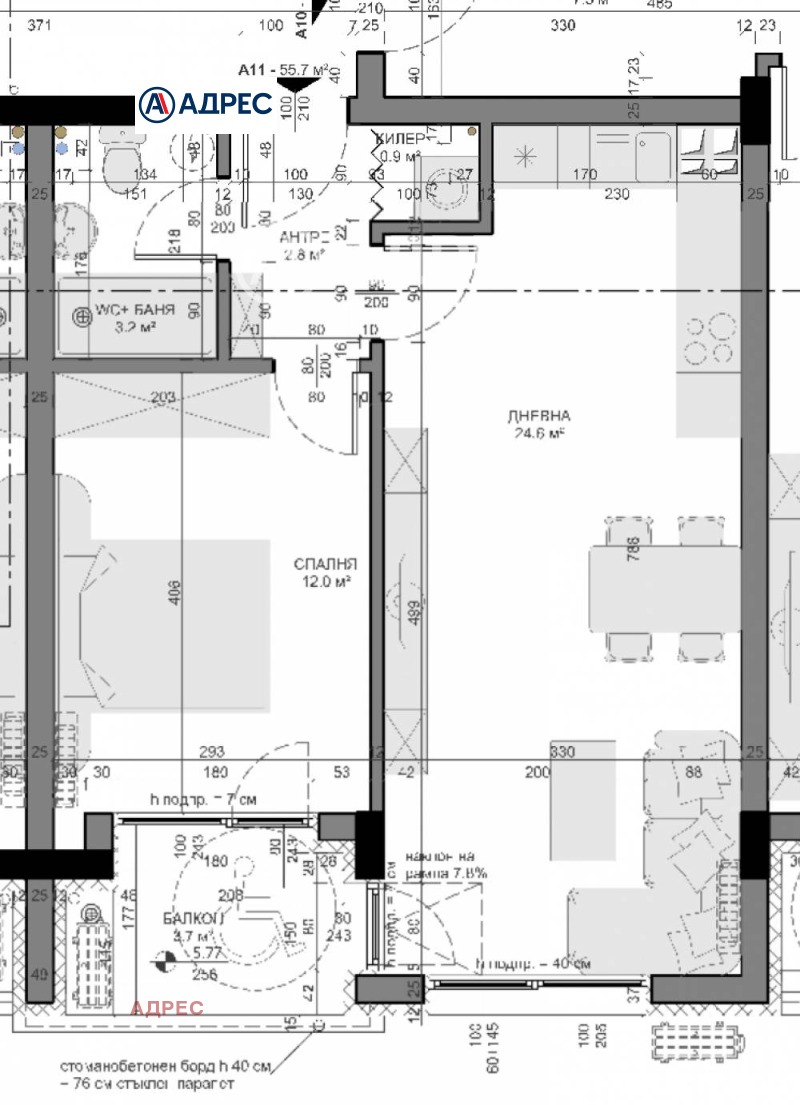 Te koop  1 slaapkamer Varna , Vladislav Varnentsjik 1 , 66 m² | 75409175 - afbeelding [4]