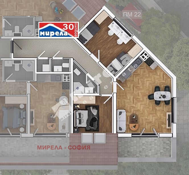 Продава 3-СТАЕН, гр. София, Овча купел 1