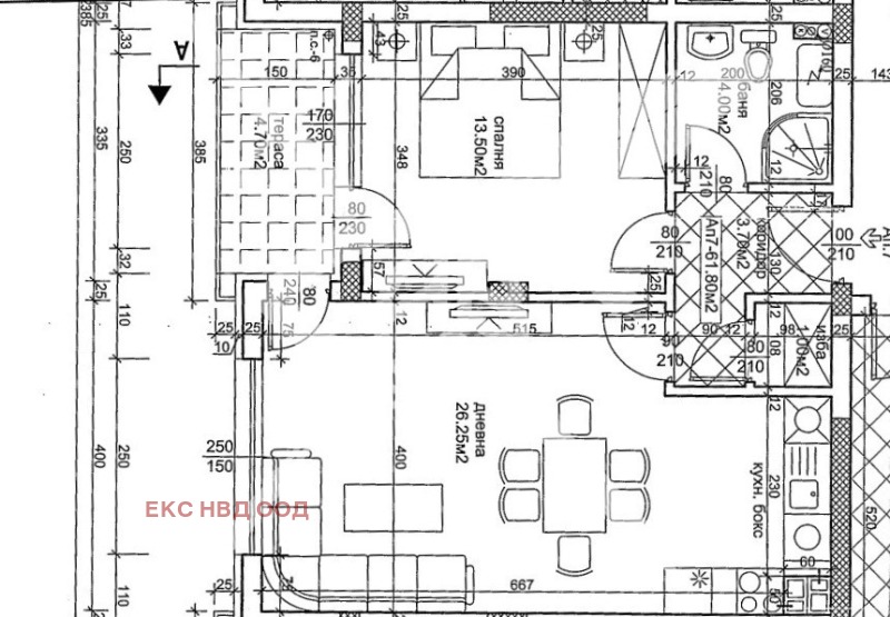 Продаја  1 спаваћа соба регион Пловдив , Асеновград , 69 м2 | 13585260