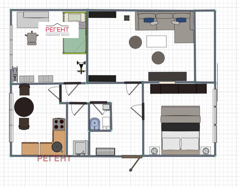 Продава 3-СТАЕН, гр. Габрово, Русевци