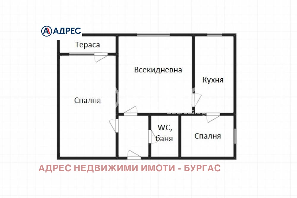 Продава 2-СТАЕН, гр. Бургас, област Бургас, снимка 4 - Апартаменти - 54029791