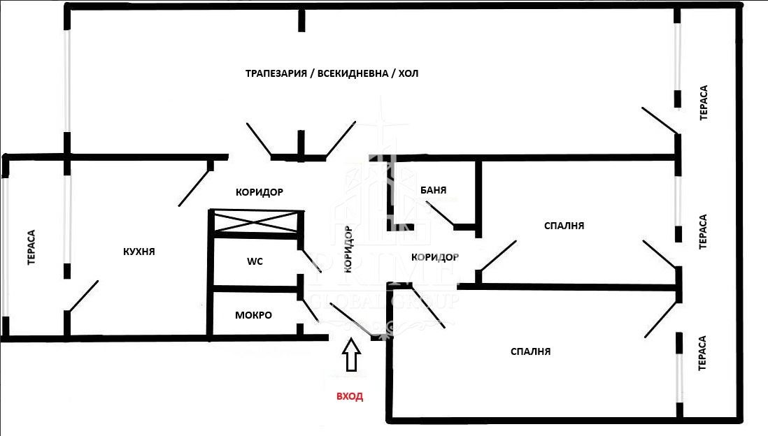 Продава МНОГОСТАЕН, гр. Бургас, Славейков, снимка 8 - Апартаменти - 54910692