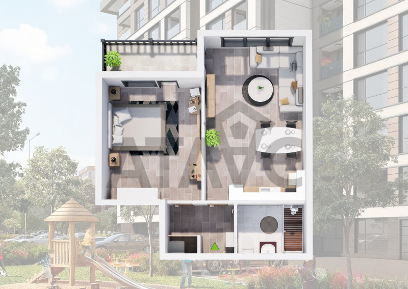 Продава 2-СТАЕН, гр. Пловдив, Христо Смирненски