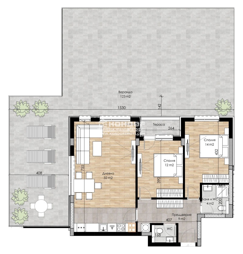 In vendita  2 camere da letto Plovdiv , Ostromila , 225 mq | 78521942 - Immagine [3]