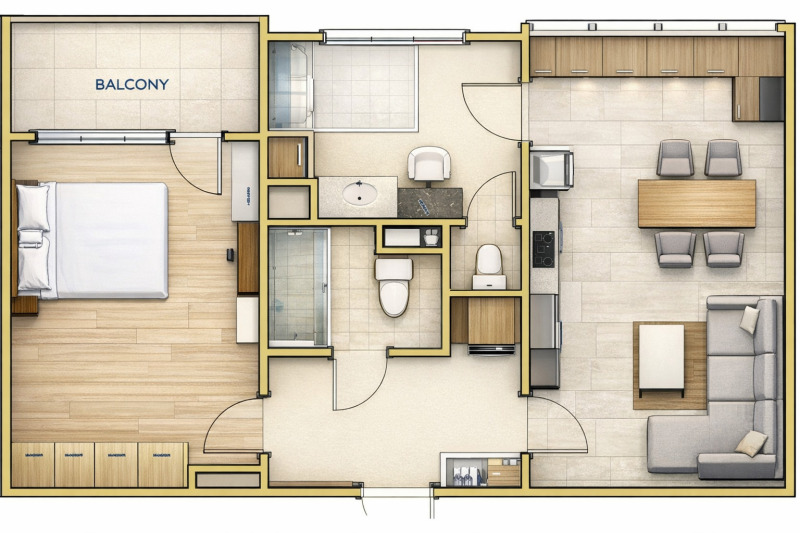 Продава 3-СТАЕН, гр. София, Хаджи Димитър, снимка 7 - Апартаменти - 53495396
