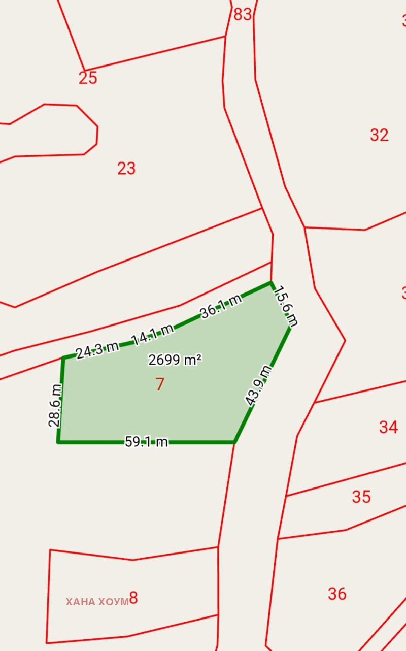 Продава ПАРЦЕЛ в област Ловеч, с. Стефаново - 32705 кв.м / 15 500 € » 30 315.37 лв., ХАНА ХОУМ