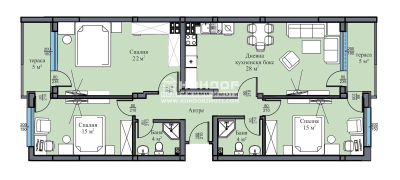 Продава МНОГОСТАЕН, гр. Пловдив, Въстанически, снимка 2 - Aпартаменти - 49092683