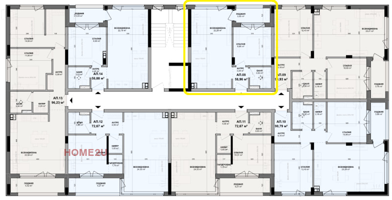 Продава  2-стаен град Варна , Цветен квартал , 59 кв.м | 80894200 - изображение [3]