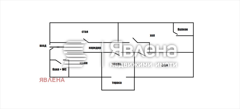 Продава 4-СТАЕН, гр. София, Център, снимка 1 - Aпартаменти - 49251245