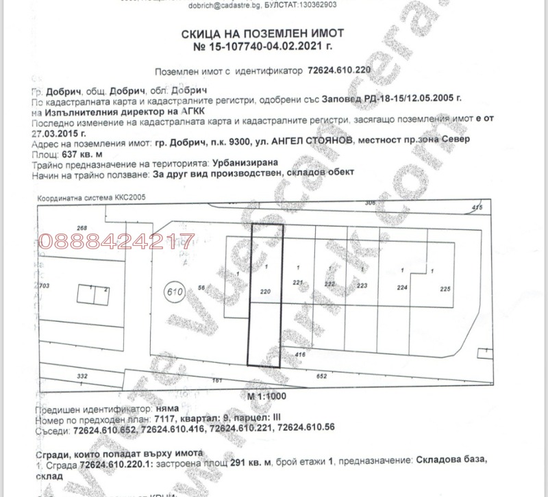 Продава ПРОМ. ПОМЕЩЕНИЕ, гр. Добрич, Промишлена зона - Север