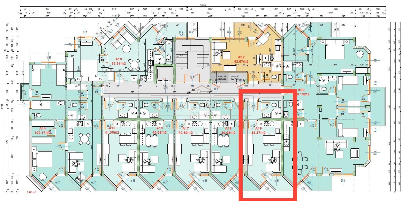 Продава 1-СТАЕН, гр. Свети Влас, област Бургас, снимка 2 - Апартаменти - 54379109