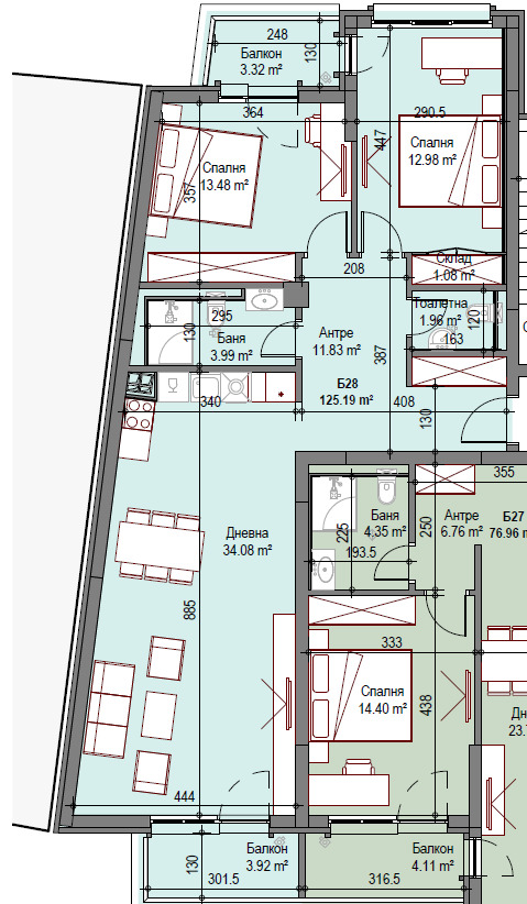À venda  2 quartos Sofia , Suhata reka , 125 m² | 19154976 - imagem [2]