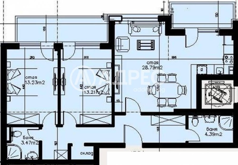 Продава 3-СТАЕН, гр. София, Оборище, снимка 4 - Апартаменти - 52704060