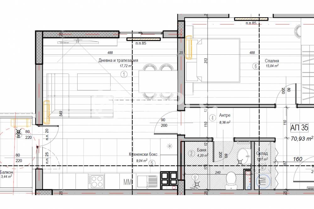 Продава 2-СТАЕН, гр. София, Слатина, снимка 3 - Апартаменти - 52872488