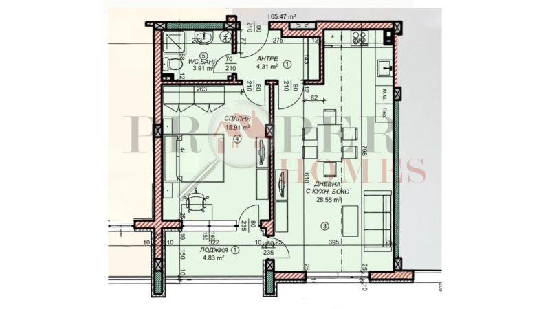 Продава 2-СТАЕН, гр. Велико Търново, Картала, снимка 4 - Апартаменти - 53131741