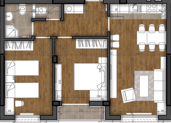 Продава 3-СТАЕН, гр. София, Левски В, снимка 3 - Апартаменти - 52689744