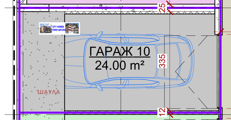 Продава ГАРАЖ, ПАРКОМЯСТО, гр. Стара Загора, Железник - изток, снимка 2 - Гаражи и паркоместа - 49130619