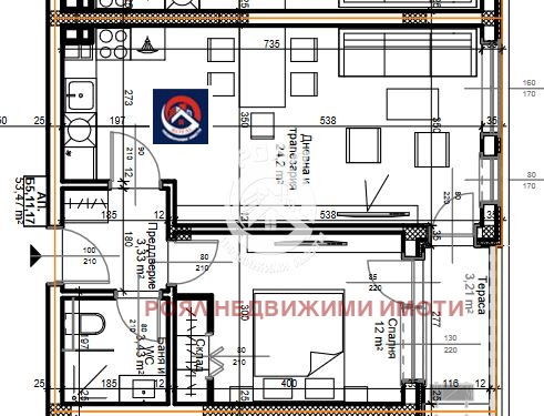 Продава  2-стаен град Пловдив , Остромила , 64 кв.м | 64317615 - изображение [15]