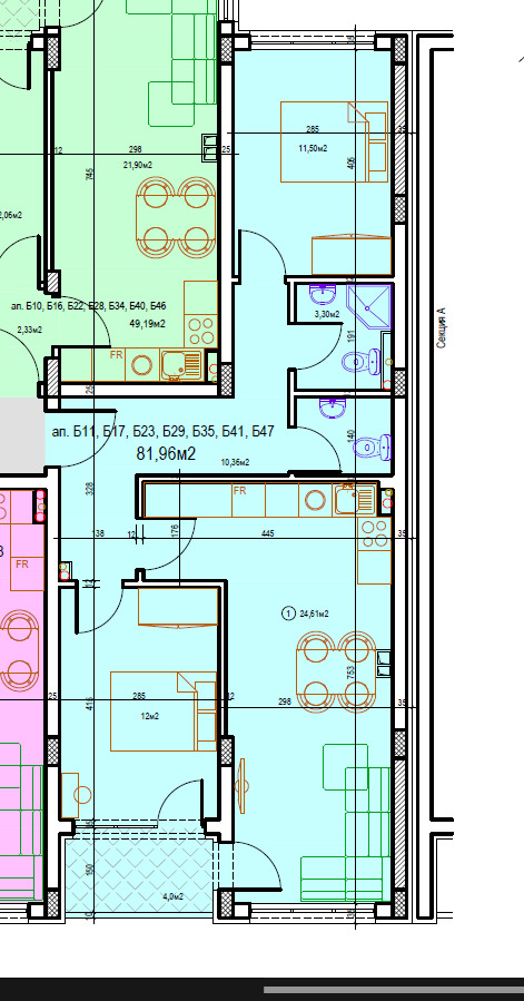 Продава  3-стаен град Стара Загора , Три чучура - център , 86 кв.м | 44257886 - изображение [2]