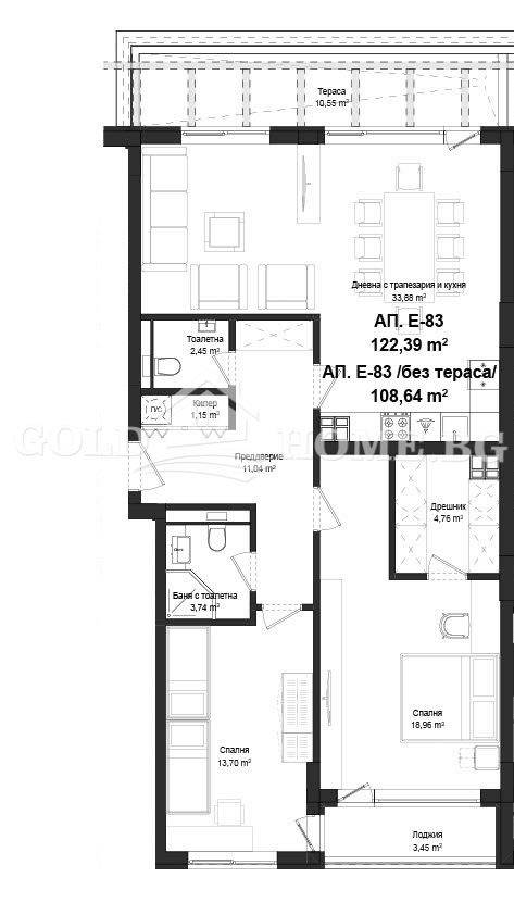 Zu verkaufen  2 Schlafzimmer Plowdiw , Gagarin , 87 qm | 75126905 - Bild [10]