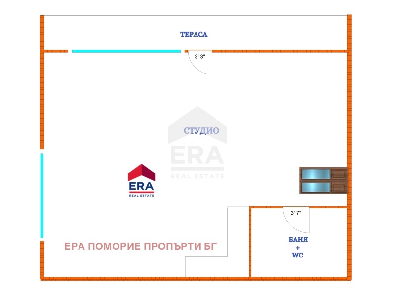 Продава 1-СТАЕН, гр. Поморие, област Бургас, снимка 10 - Апартаменти - 55885760
