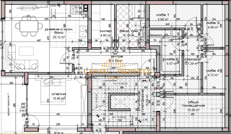 Продава 2-СТАЕН, гр. Варна, м-т Зеленика, снимка 4 - Апартаменти - 53182582