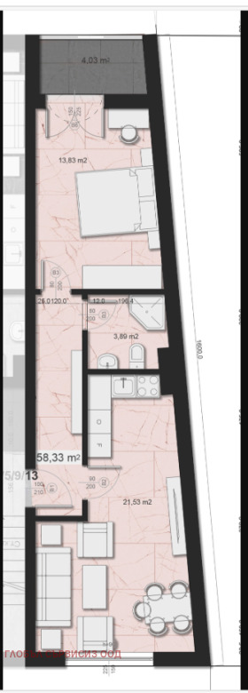 2 chambres Nadejda 2, Sofia 2