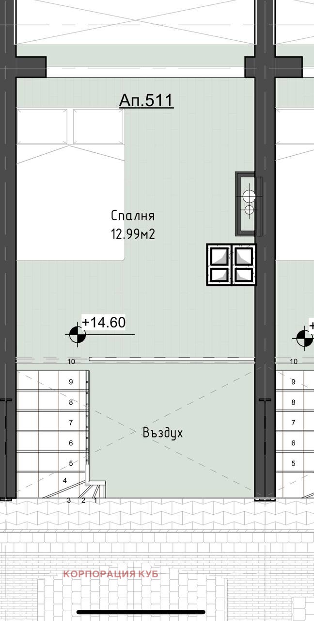 Продава  2-стаен град Варна , м-т Ален мак , 27 кв.м | 84609012 - изображение [4]