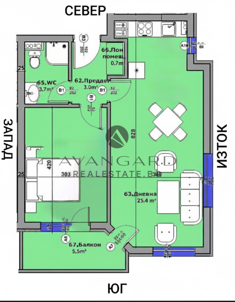 Продава 2-СТАЕН, гр. Пловдив, Беломорски, снимка 5 - Апартаменти - 53029831