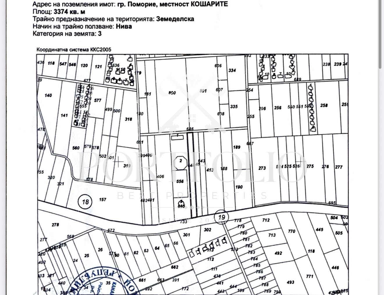 Продава ПАРЦЕЛ, гр. Поморие, област Бургас, снимка 4 - Парцели - 53353008