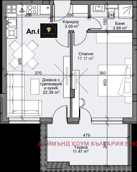 Продава 2-СТАЕН, гр. Пловдив, Кършияка, снимка 2 - Aпартаменти - 48765493