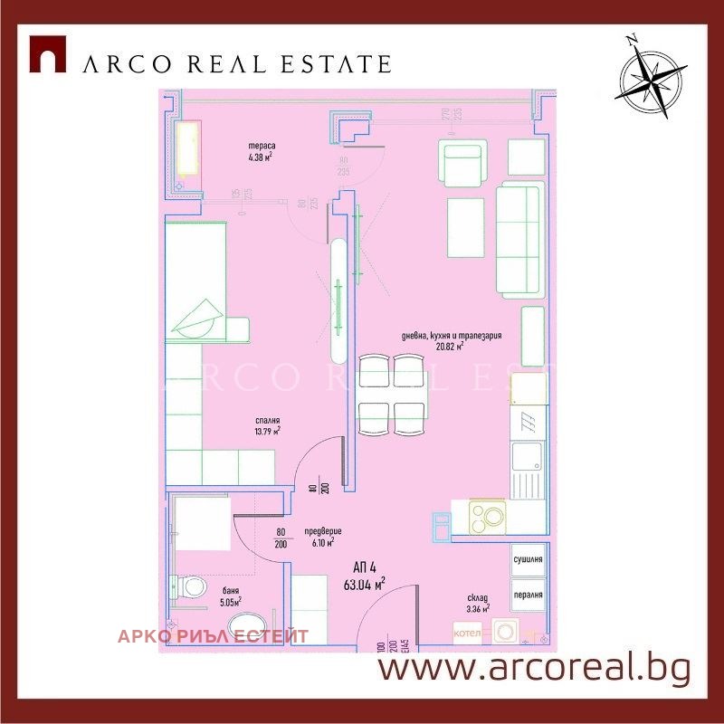 Продава  2-стаен град София , Малинова долина , 76 кв.м | 93530155 - изображение [2]