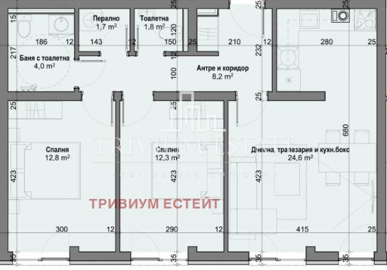 Til salg  2 soveværelser Plovdiv , Komatevo , 85 kvm | 92885681 - billede [3]
