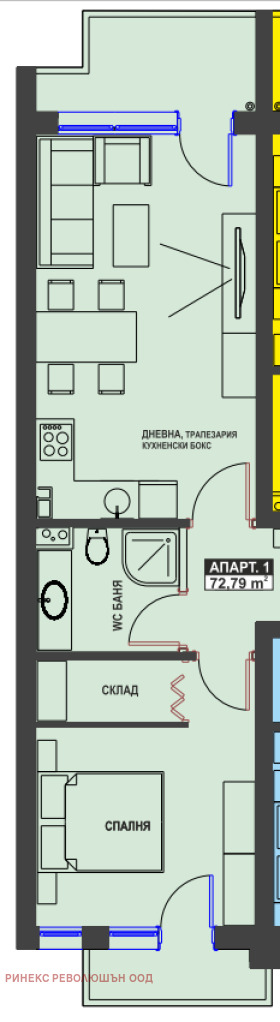 Продажба на двустайни апартаменти в град Бургас — страница 6 - изображение 11 