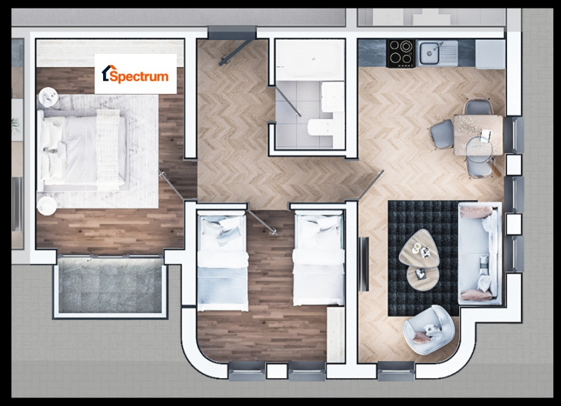 Satılık  2 yatak odası Sofia , Zona B-19 , 98 metrekare | 67200709 - görüntü [2]