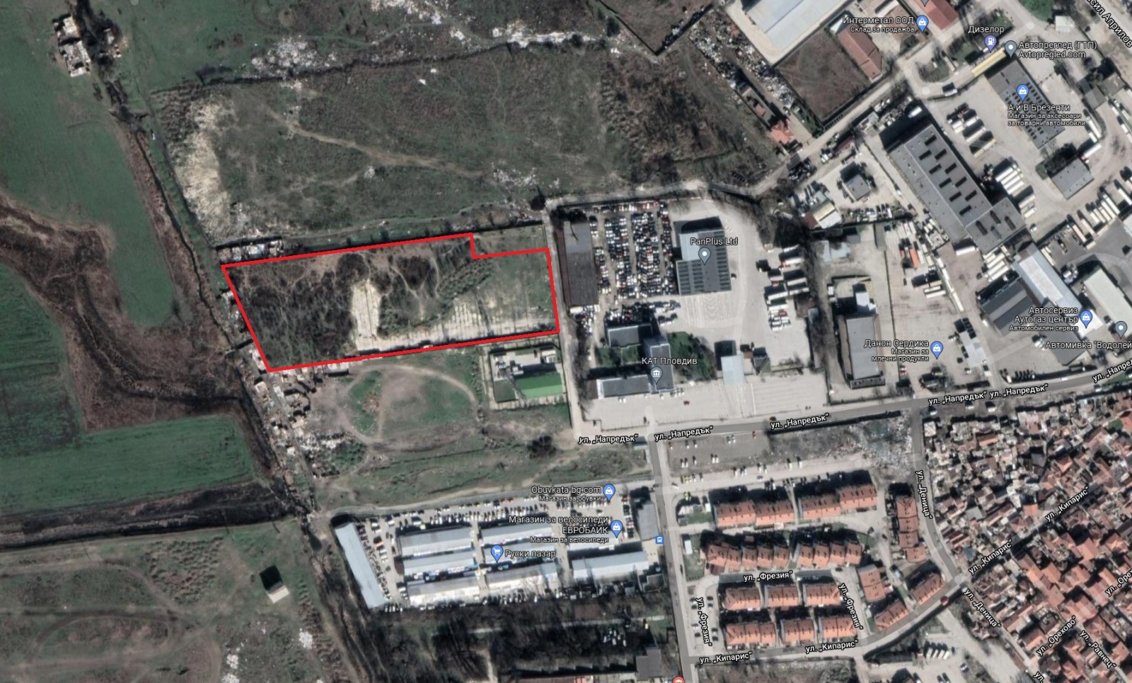 Продава ПАРЦЕЛ, гр. Пловдив, Индустриална зона - Север