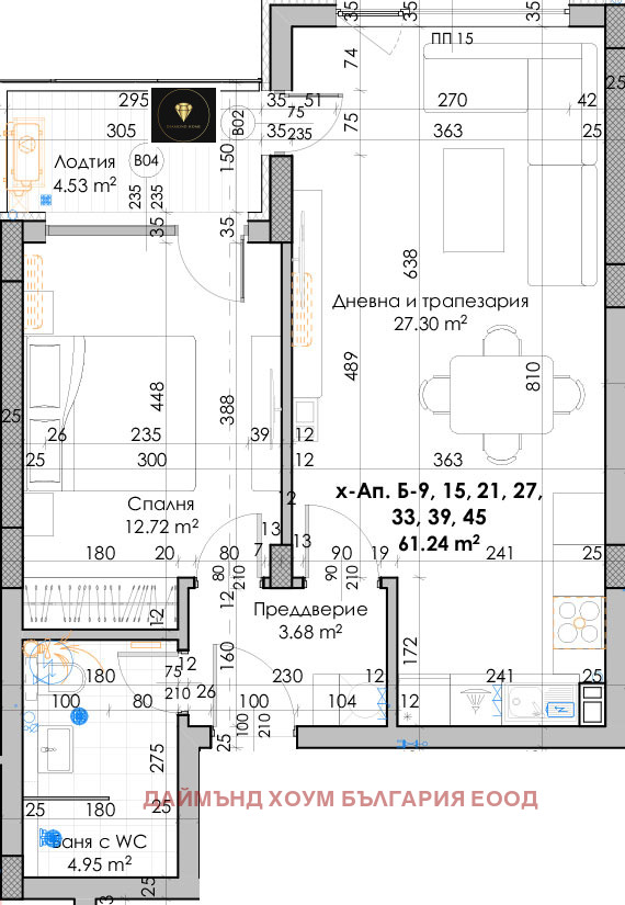 Zu verkaufen  1 Schlafzimmer Plowdiw , Juschen , 77 qm | 31995678 - Bild [3]
