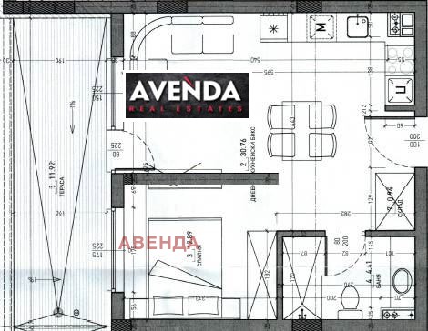 Προς πώληση  1 υπνοδωμάτιο Σοφηια , Στυδεντσκη γραδ , 65 τ.μ | 80293476 - εικόνα [5]