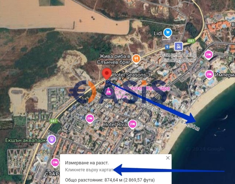 Продава 2-СТАЕН, к.к. Слънчев бряг, област Бургас, снимка 13 - Апартаменти - 52451125