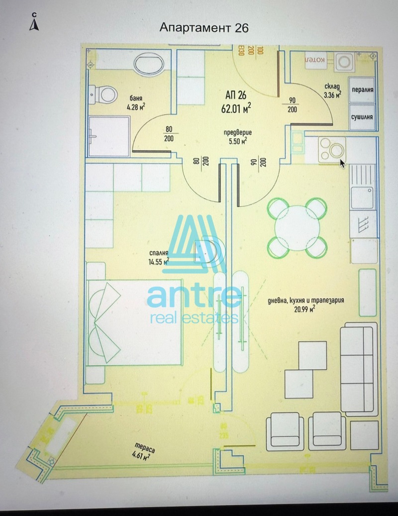 Продава 2-СТАЕН, гр. София, Малинова долина, снимка 8 - Апартаменти - 52989528