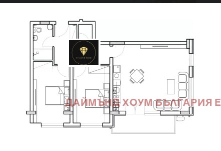 Продава 3-СТАЕН, гр. Пловдив, Младежки Хълм, снимка 2 - Aпартаменти - 47940440