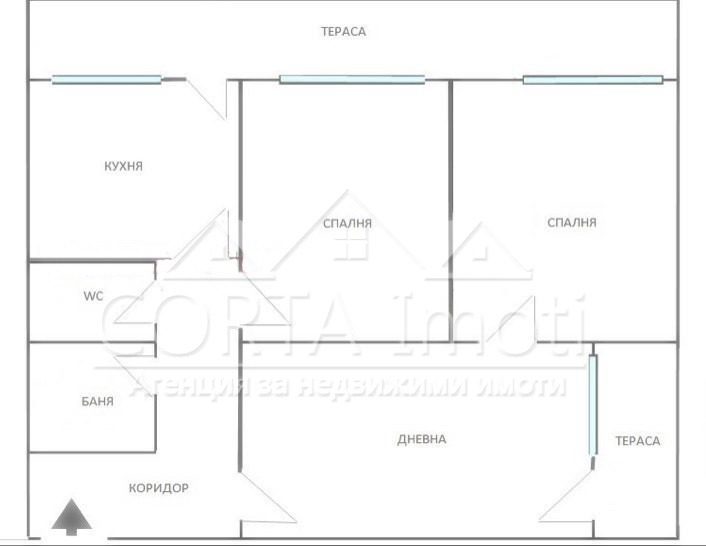 Продава 3-СТАЕН, гр. София, Дианабад, снимка 1 - Aпартаменти - 48611083