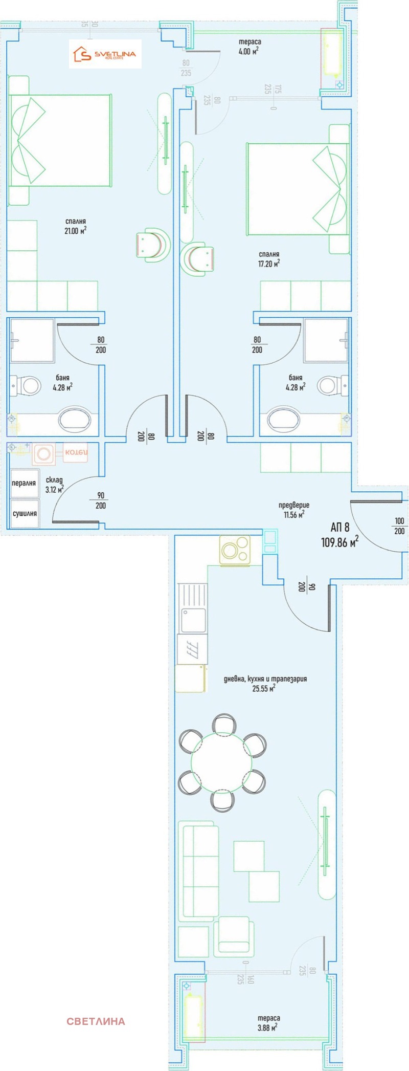 Продава 3-СТАЕН, град София, Малинова долина • 243936 € / 477097.35 лв. • 18411907 1