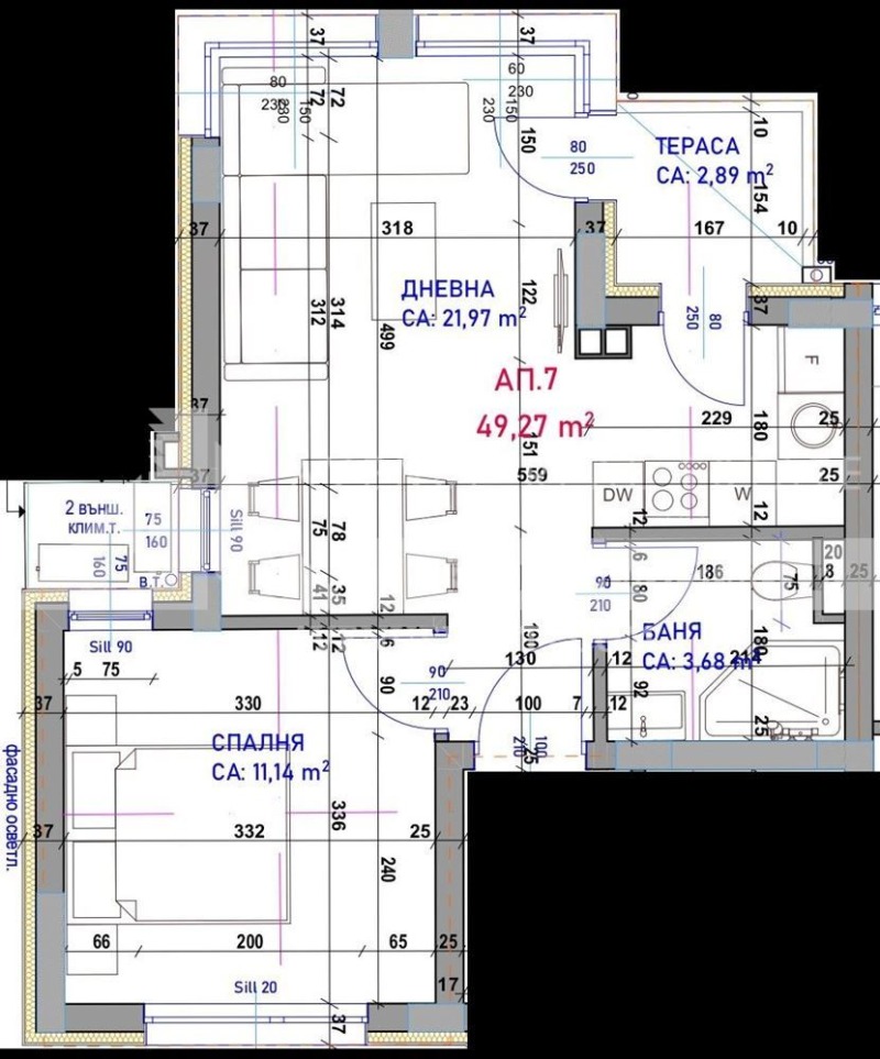 Te koop  1 slaapkamer Burgas , Krajmorie , 67 m² | 25611720 - afbeelding [2]