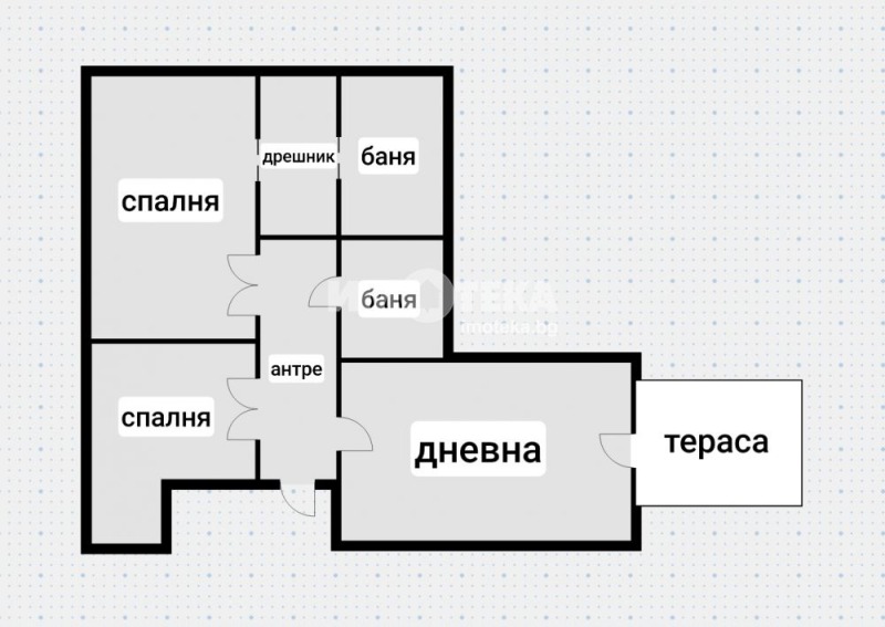 Продава 3-СТАЕН, гр. София, Гоце Делчев, снимка 2 - Aпартаменти - 47633279