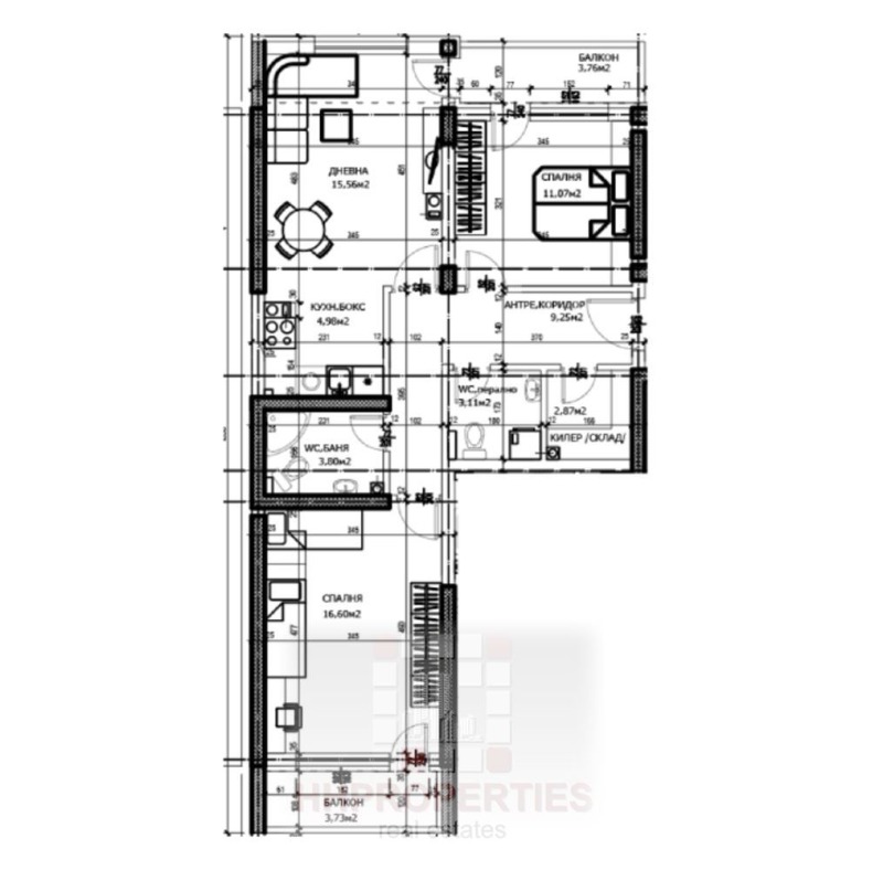 Продава 3-СТАЕН, гр. Пловдив, Тракия, снимка 2 - Aпартаменти - 48768914