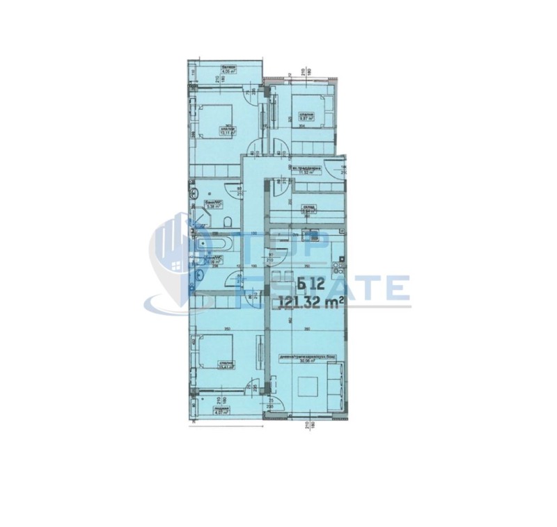 Продава 4-СТАЕН, гр. Велико Търново, Бузлуджа, снимка 4 - Апартаменти - 47712920